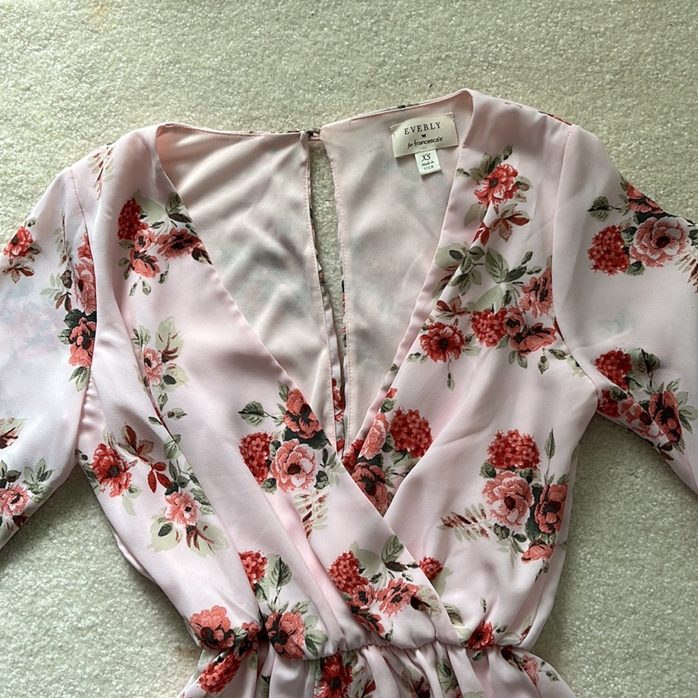 Pink Rose Romper - Picture 2 of 4